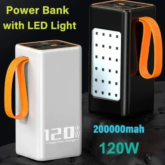 120W Super Fast Charging 200000mAh Power Bank - BIG SHOP HOUSE