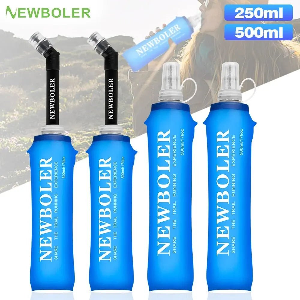 250ml 500ml Folding Soft Flask Sport Water Bottle - BIG SHOP HOUSE