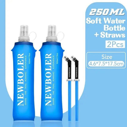 250ml 500ml Folding Soft Flask Sport Water Bottle - BIG SHOP HOUSE