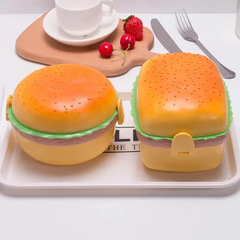 Hamburger-Shaped Bento Box | Cute Kids' Lunch Storage