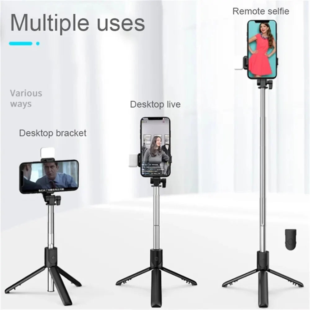 Wireless Selfie Stick Phone Holder Stand