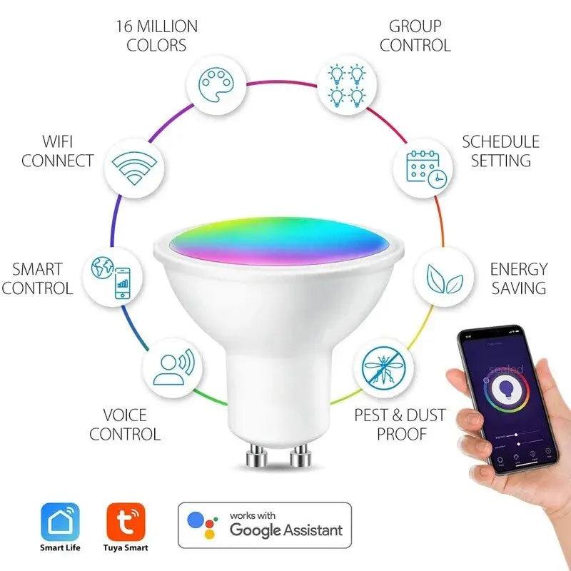 RGB 220V Led Light Bulbs