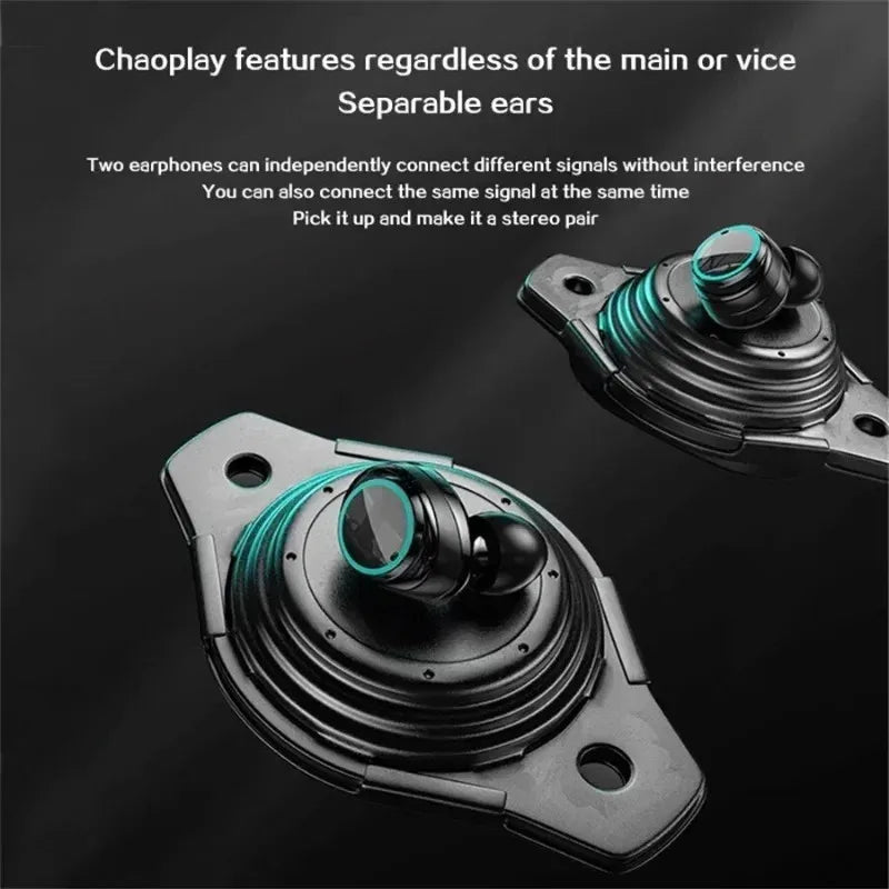 Bluetooth Touch Control Noise Reduction Stereo Earbuds