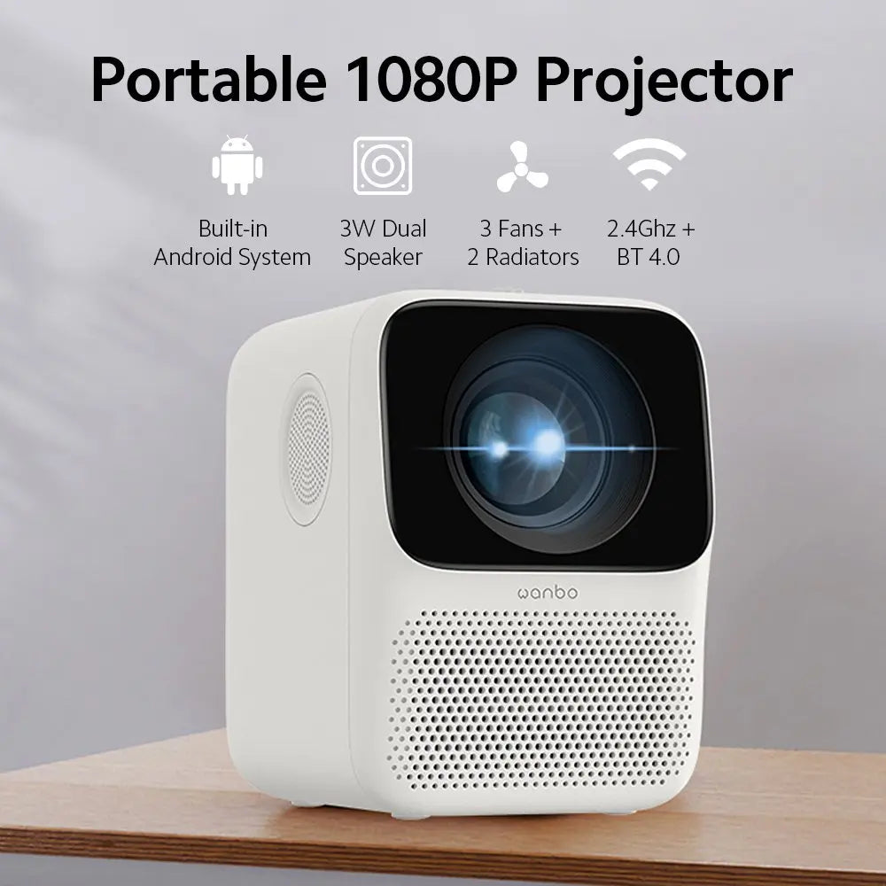 Portable Mini Home Theater Projector | 1080P HD | Bluetooth