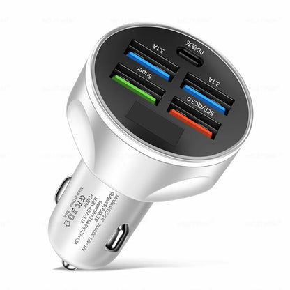 Type C Fast Charging Auto Mobile Phone Adapter