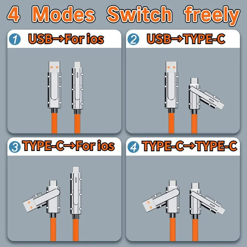 Type C To Type Cable 2-In-2 66W