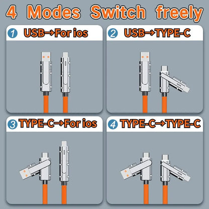 Type C To Type Cable 2-In-2 66W