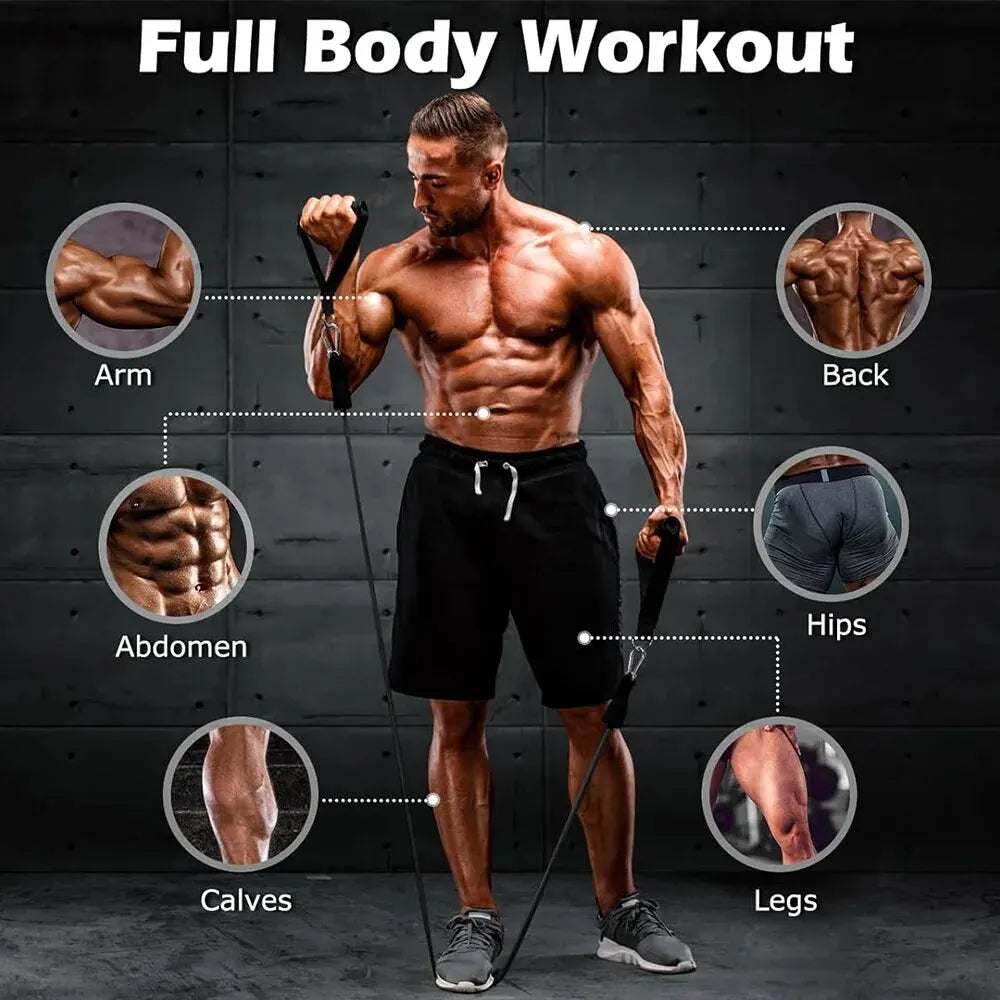 Men Women Workout Exercise Bands for Fitness