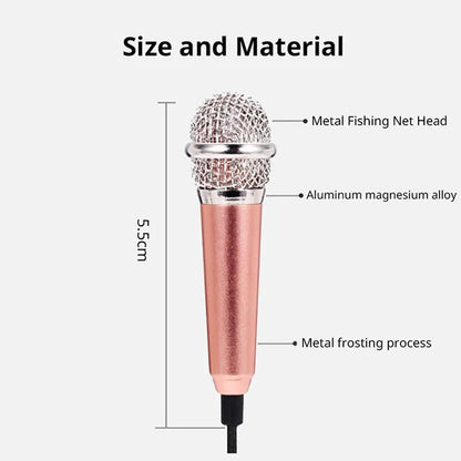 Portable 3.5mm Stereo Studio Mic