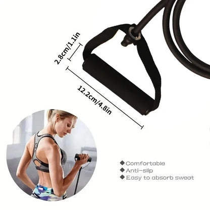 Exercise Bands, Workout Bands With Handles For Men Women