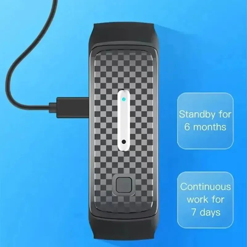 Smart Magnetic Lymphatic Detox Bracelet Heart Rate Fitness Pedometer