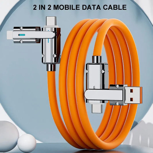 Type C To Type Cable 2-In-2 66W