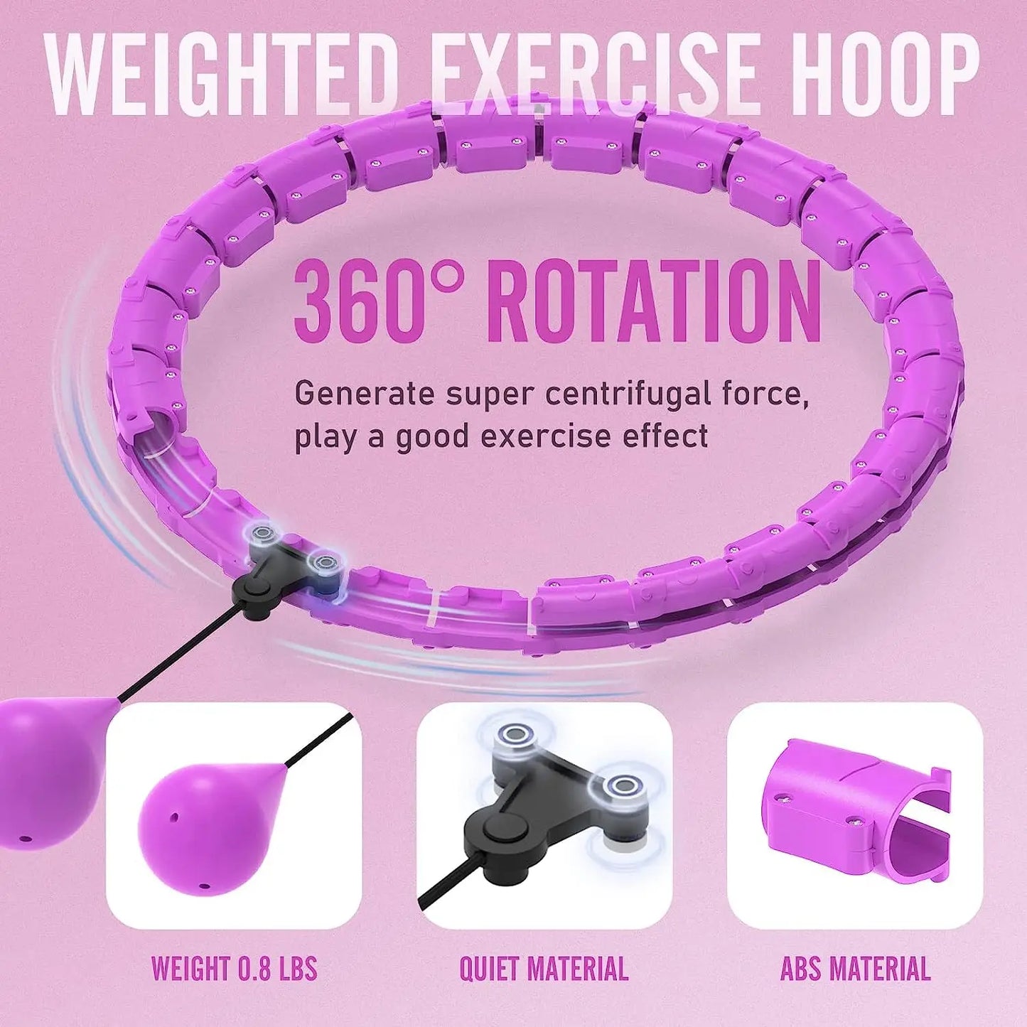 Smart sport Weighted Exercise Hoops