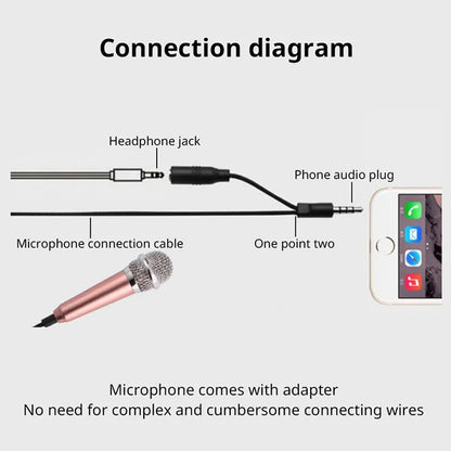 Portable 3.5mm Stereo Studio Mic