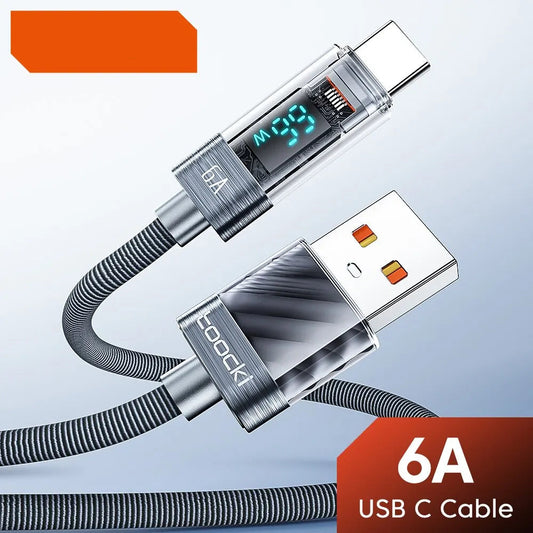 USB Type C Cable 6A 66W