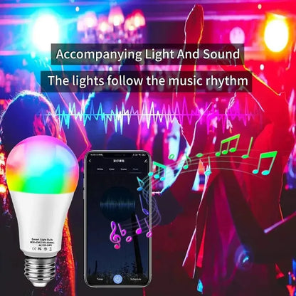 Dimmable Light Bluetooth RGB Bulb