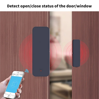 WIFI Door Sensor Window Entry Sensor Security Burglar Magnetic Sensor