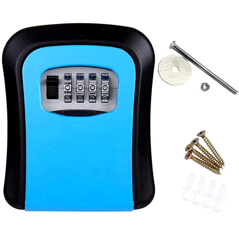 Wall-Mounted Key Safe | Outdoor Combination Lock Box