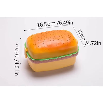 Hamburger-Shaped Bento Box | Cute Kids' Lunch Storage